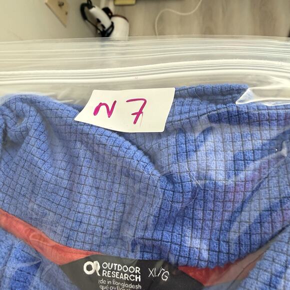 Outdoor Research Women's XL Blue Sweater Trail Mix Waffle Knit Athleisure Trails - Picture 15 of 15